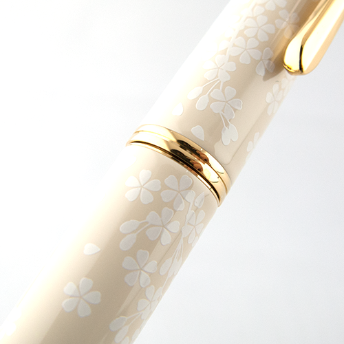 ボールペン レディホワイト 桜｜文具のことなら渡敬文具館