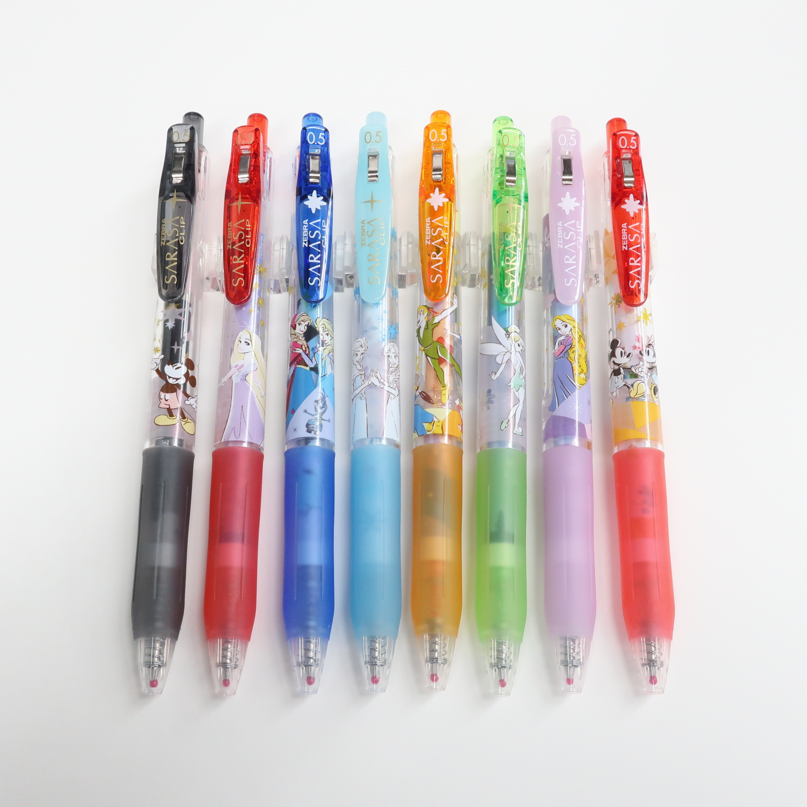 限定】サラサクリップ×ディズニーファンタジー0．5mm 黒｜文具の