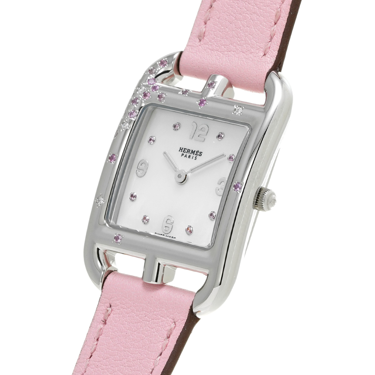 エルメス ケープコッド SM CC1.233 ホワイトシェル/サファイア