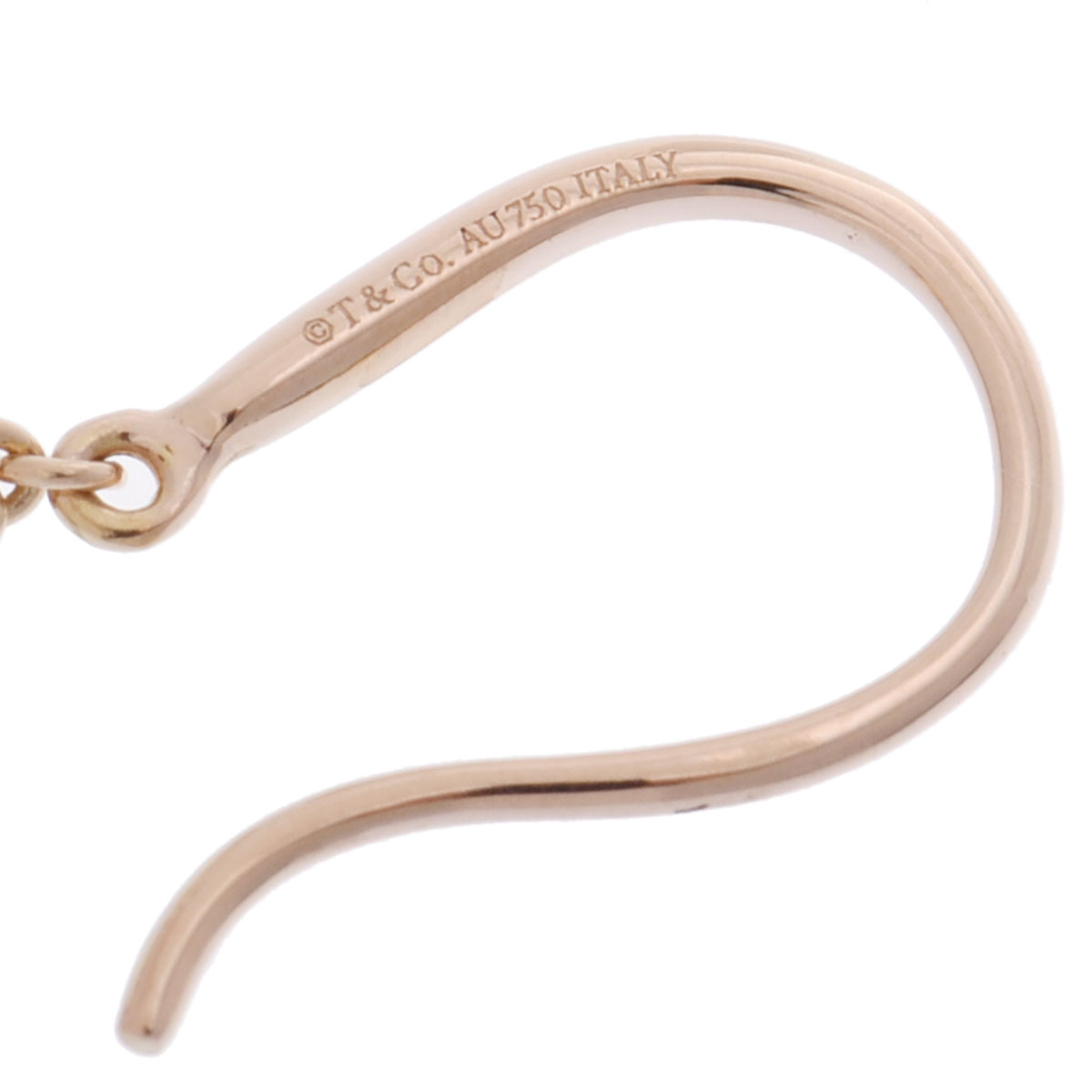 ティファニー ハードウェア ボール ピアス ゴールド K18ピンクゴールド