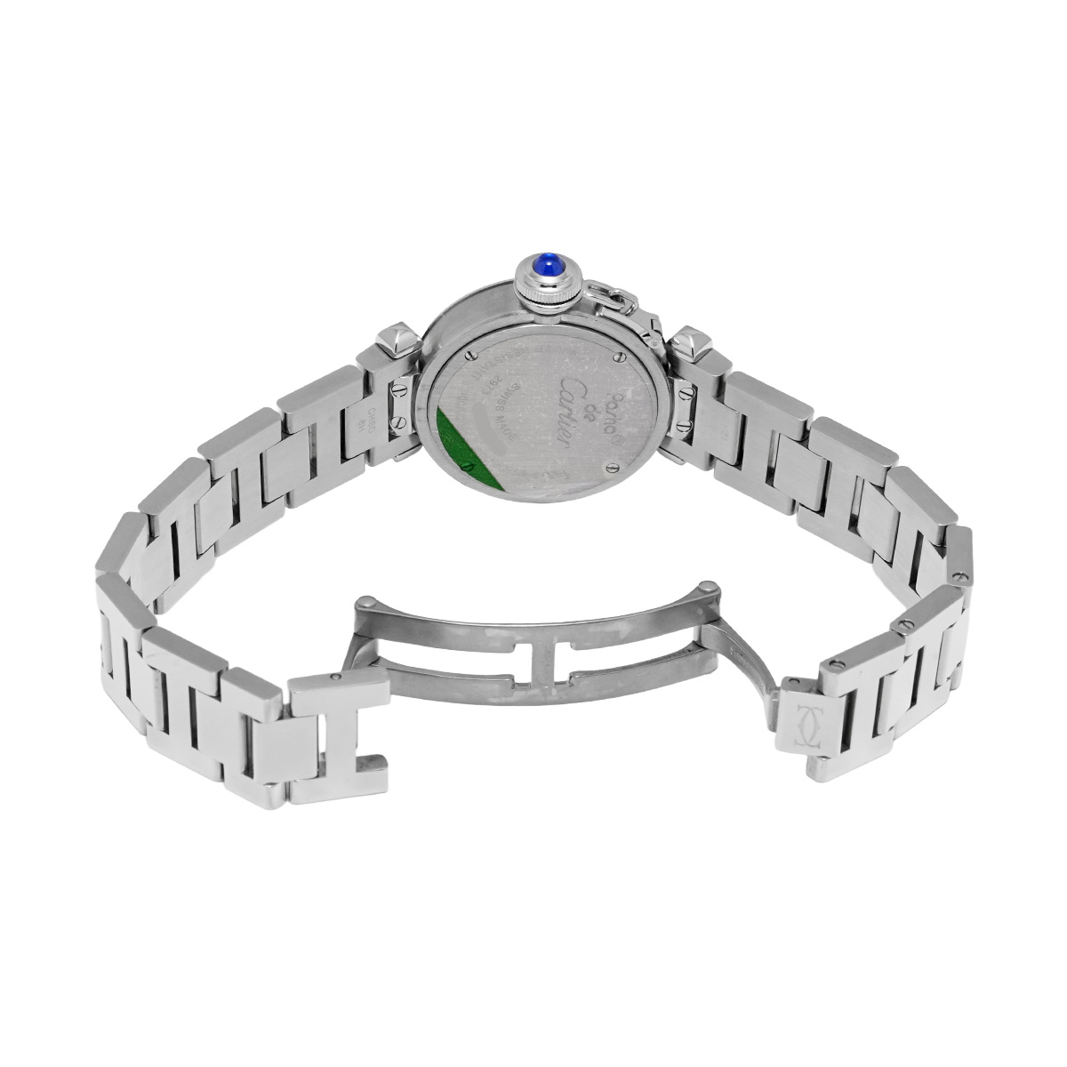 カルティエ ミスパシャ W3140007 シルバー レディース 時計 【中古