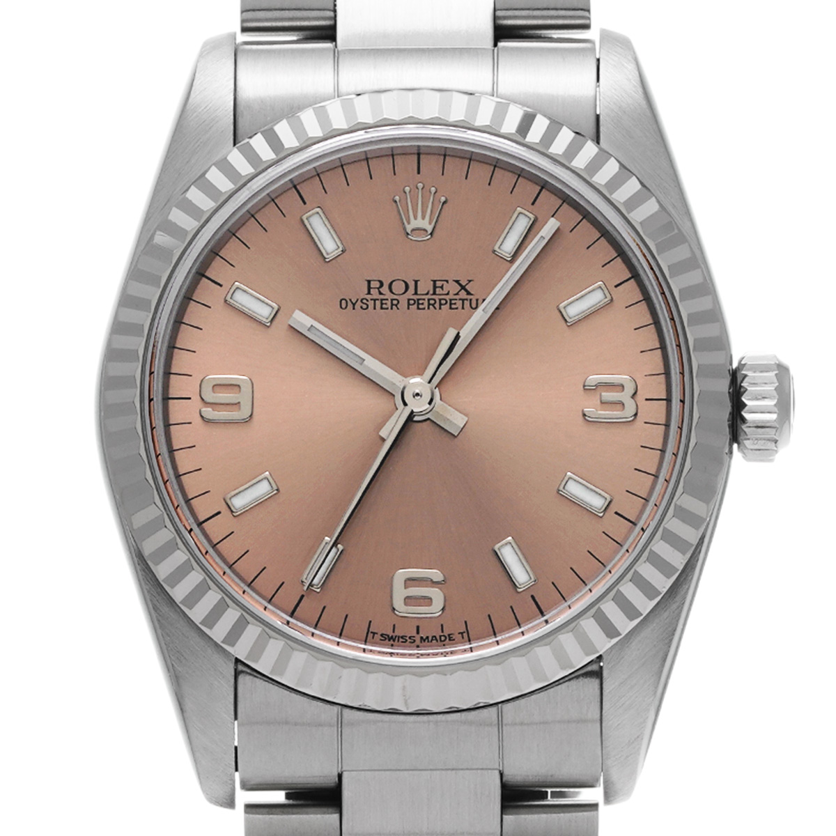 ロレックス オイスターパーペチュアル 67514 ピンク ユニセックス 時計