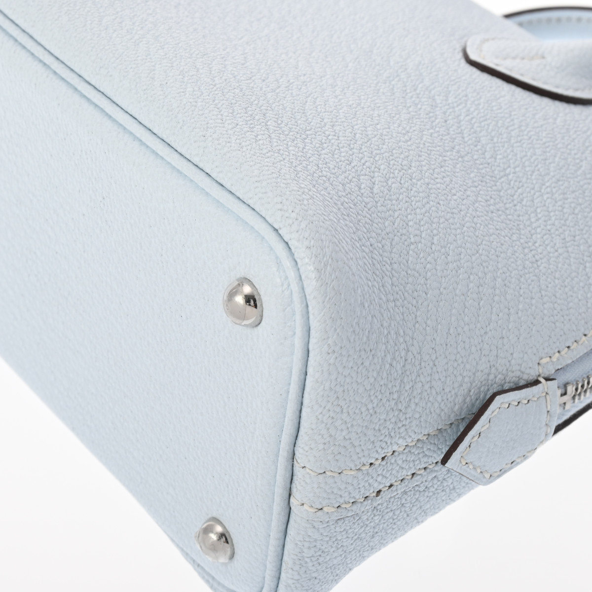 エルメス ボリード 1923 ミニ ブループリュム/パラジウム金具