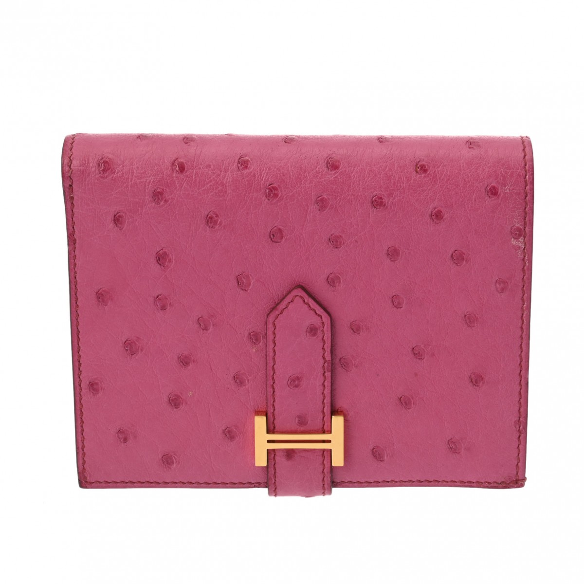 エルメス ピンク アリゲーター財布 べアン新品未使用 未使用】エルメス