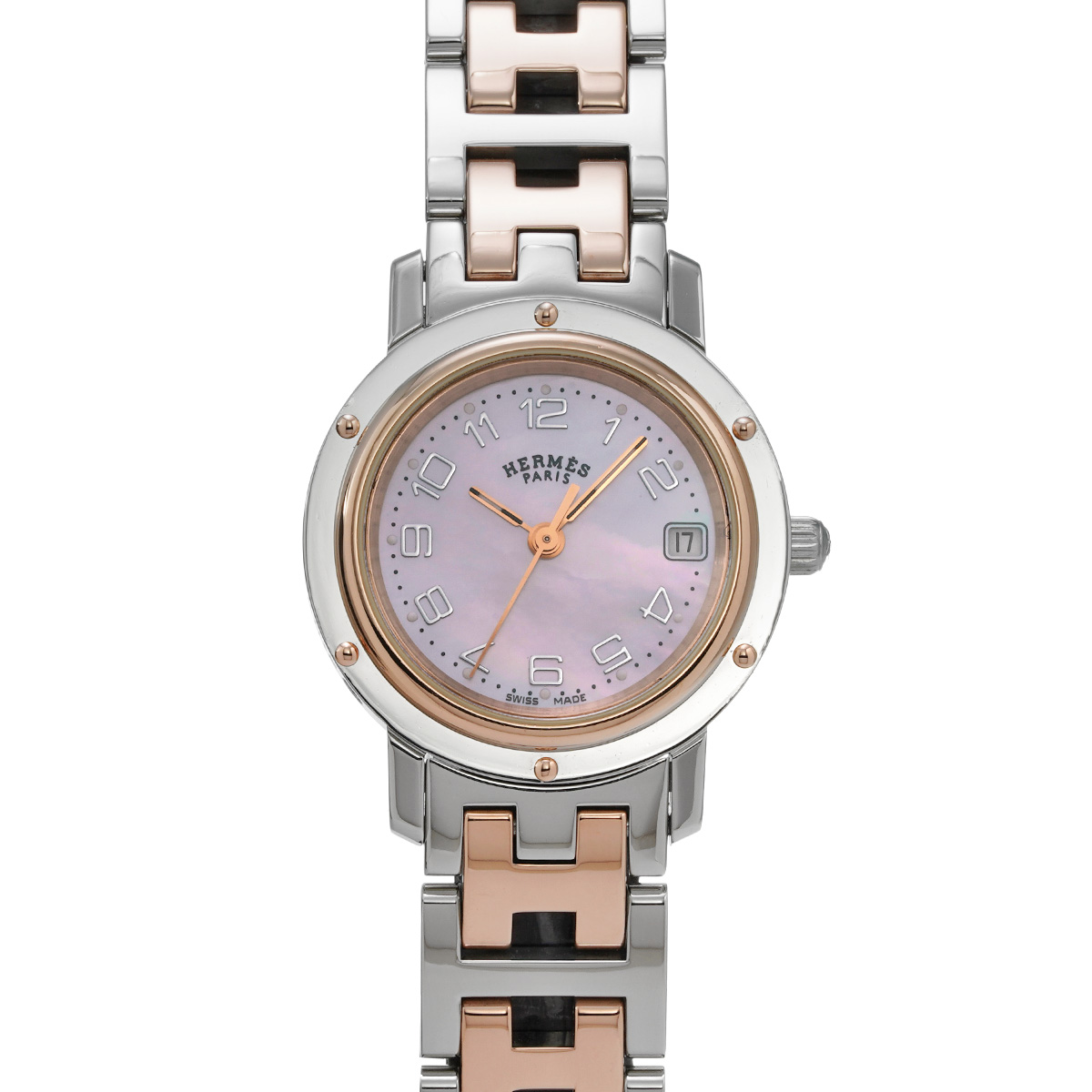 エルメス◇クリッパー◇ナクレ◇コマ◇CL4.220◇レディース◇12mm◇F-S