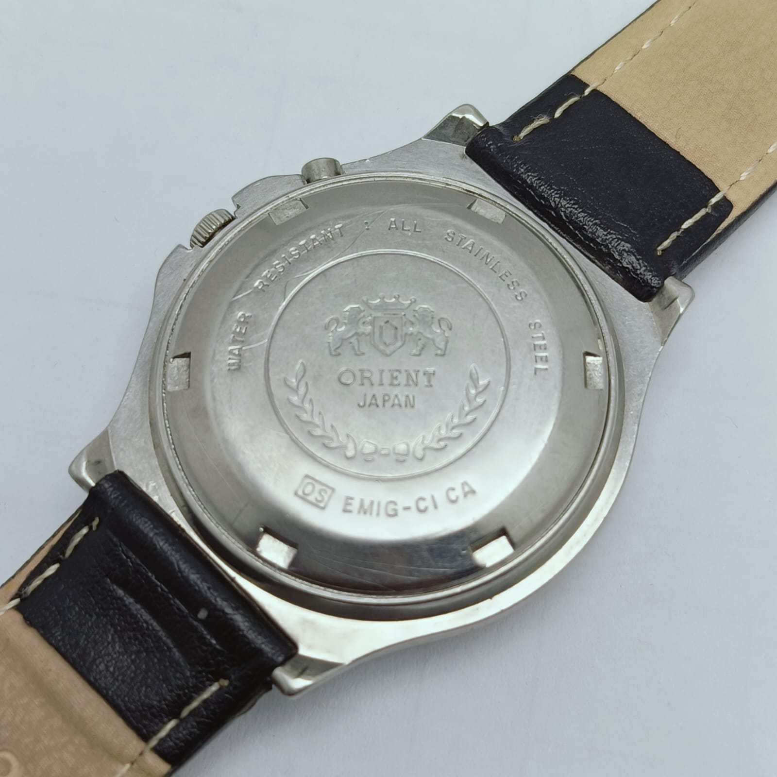 Orient Tri Triple Stars Crystal Automatic Cal.46943 Vintage Men's