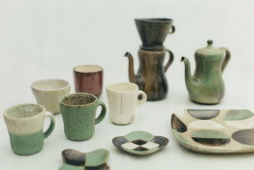 益子 【鈴木 稔 】作 片口 師 高内秀剛 益子 【鈴木 稔 】作 中皿 師