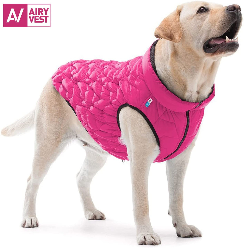 Flexible cold weather dog jacket