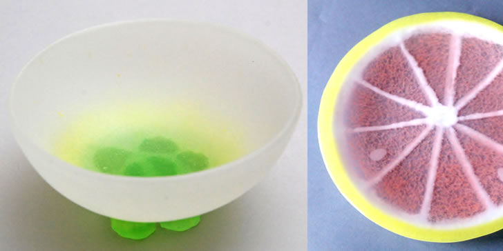 パート・ド・ヴェール ガラスぐい呑 茶器 苔色 ガラス作家 佐伯泰典作