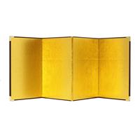 ミニ金屏風 2曲 （大） 金無地 | わがみ小路