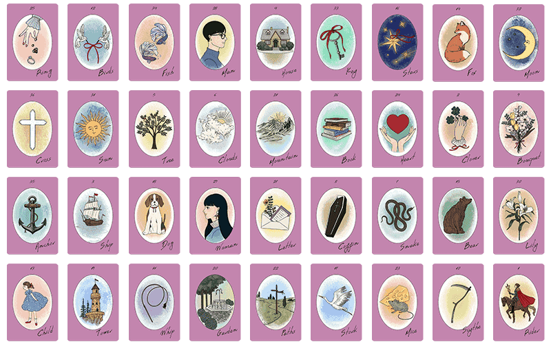 ムーンナイトルノルマンカード 占い オラクルカード タロットカード