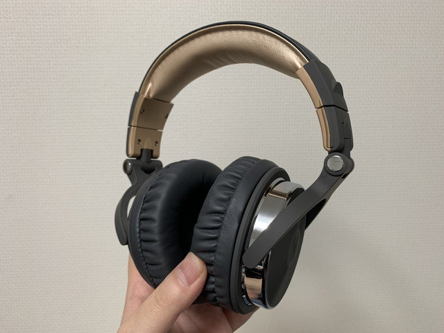 オーバーイヤー 密閉型モニターヘッドホン「OneOdio Pro10」がφ6.3mm