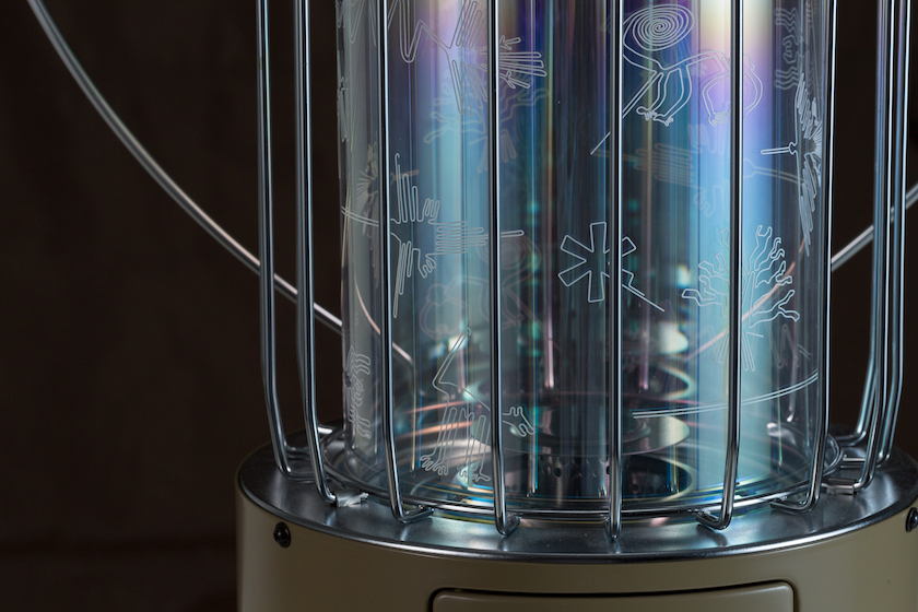 アラジン 石油ストーブ レインボーガラス アウトドア スノーピーク