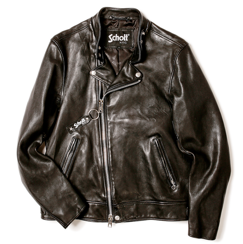 フリークスストア×ショットによる、肉厚ラムレザー&セミダブル仕様の革