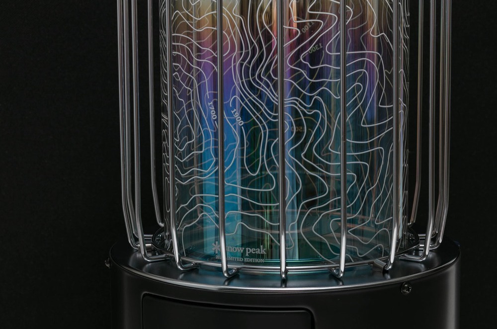 アラジン ストーブ レインボーガラス カスタム スノーピーク キャンプ