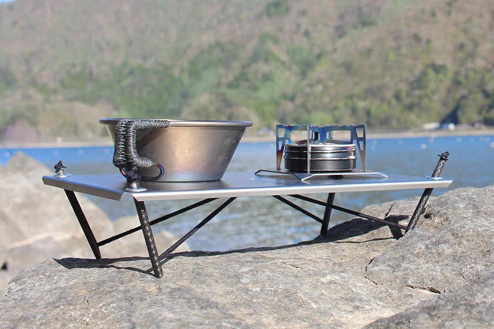 factory b level ミニテーブル LEVEL（レベル）超軽量ULチタンテーブル