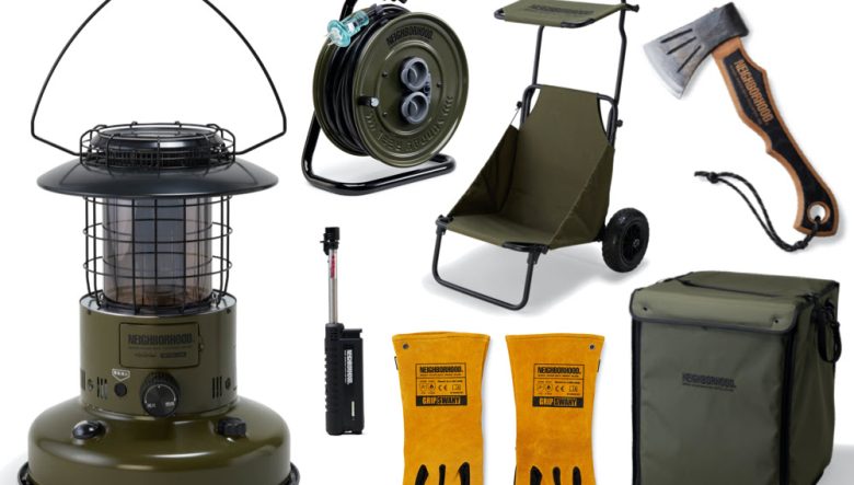 NEIGHBORHOOD ストーブ オリーブグリーン ケース付 ネイバーフッド