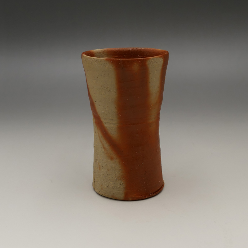 金重潤平 備前酒呑 共箱 共布 栞付き 金重潤平 備前酒呑 共箱 共布 栞付き