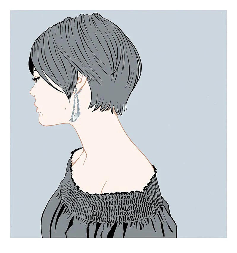 江口寿史版画, 『彼女1（large ver.）second edition』 江口寿史版画