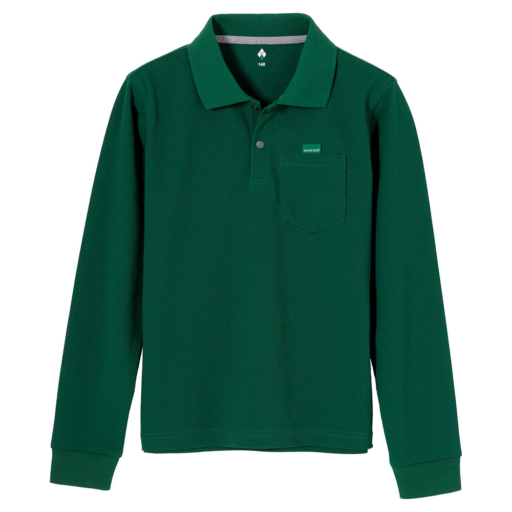 WIC.ロングスリーブポロシャツ Kid's 140-160｜モンベル