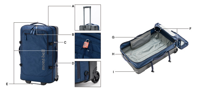 ウィーリーバッグ 40｜モンベル