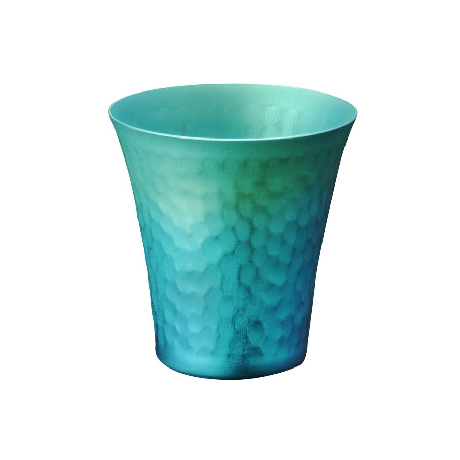 IDEA SEKIKAWA 鎚 チタンぐい呑み 〔 オーロラ 〕(オーロラ): キャンプ