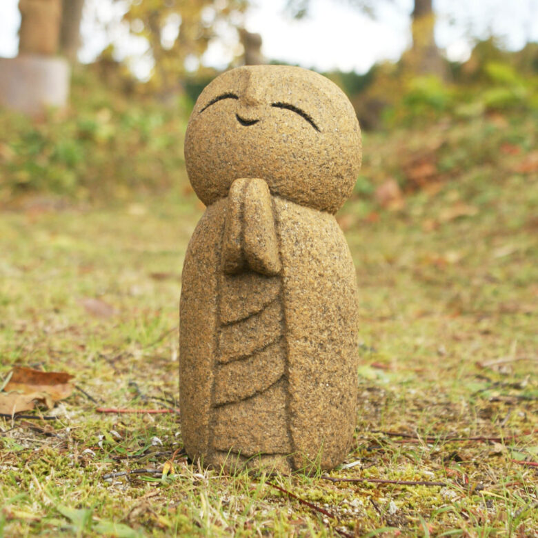石神彫刻工房》石んこ地蔵ひとり / 手彫り彫刻（全8種類） | ネットの