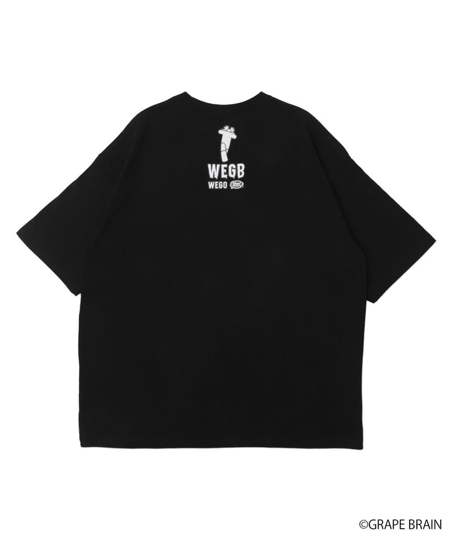 新品 GRAPE BRAIN BEAMSコラボ 戦慄！にぎるちゃん Tシャツ 黒 GRAPE