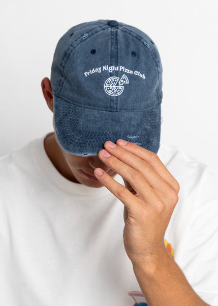MIDNIGHT PIZZA CLUB × TTTMSW cap（NAVY）