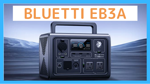BLUETTI EB3A】超小型ポータブル電源、容量は小さいけどハイパワーな