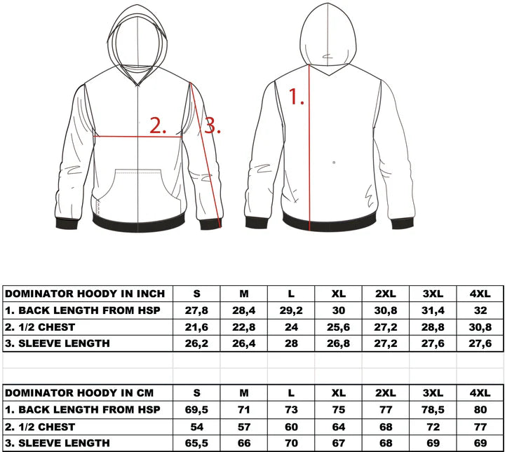 WCC DOMINATOR EMBROIDERED ZIP HOODY - BLACK – West Coast Choppers