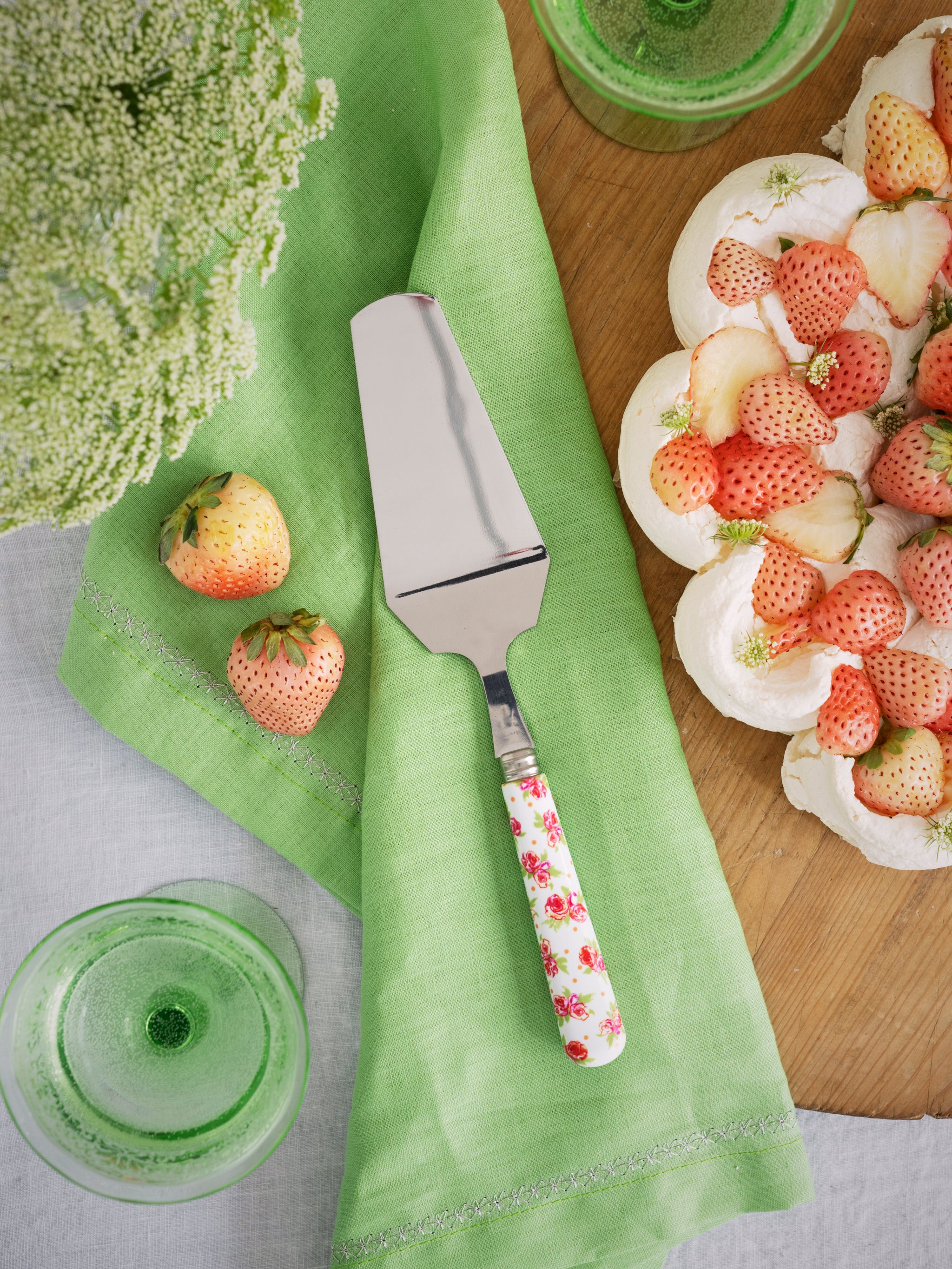 Sabre Paris Liberty Rose Tart Slicer | Flatware & Serving Utensils