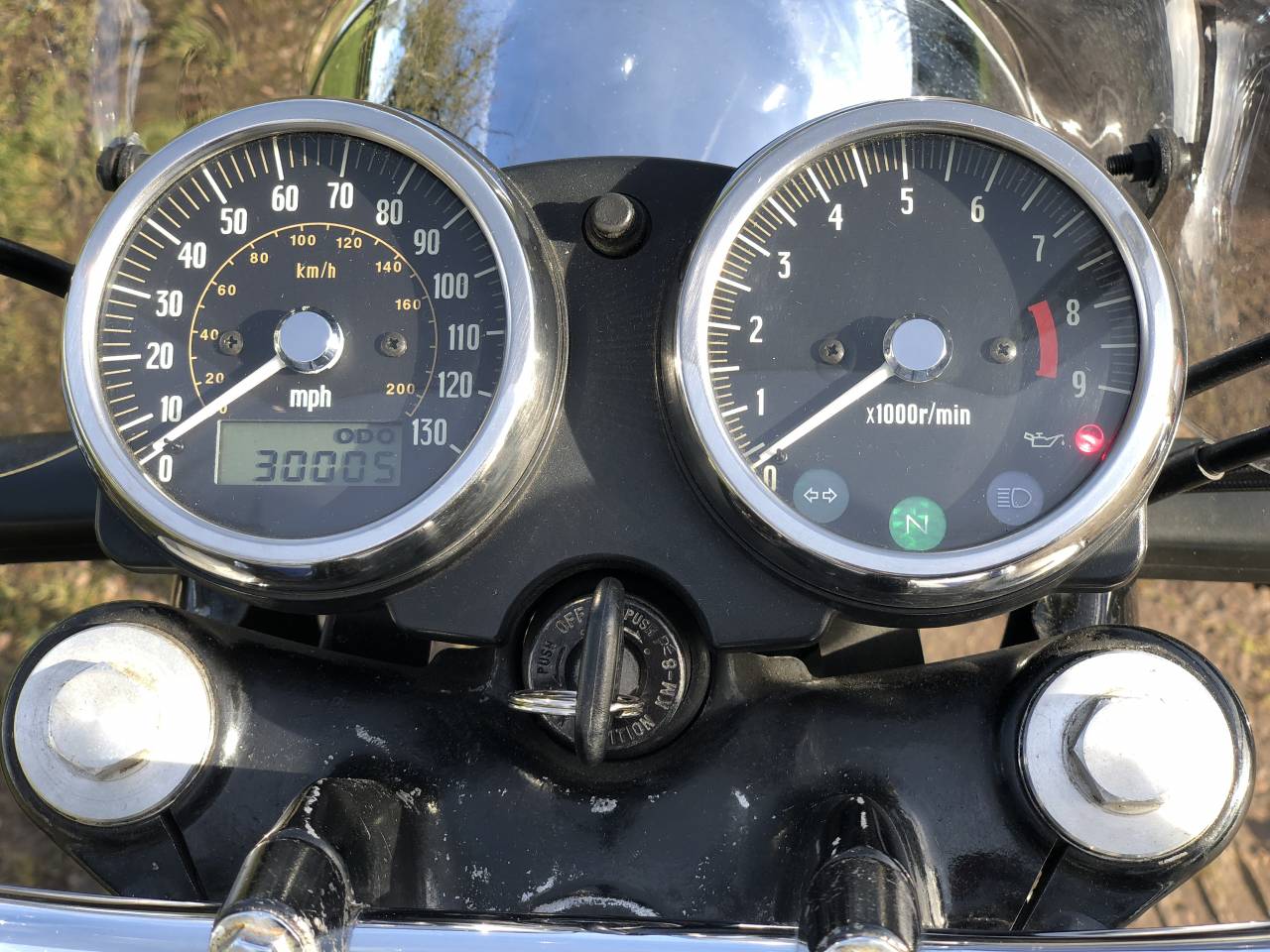 W650 純正 スピードメーター バイクメーター 回転数計 速度計 w650