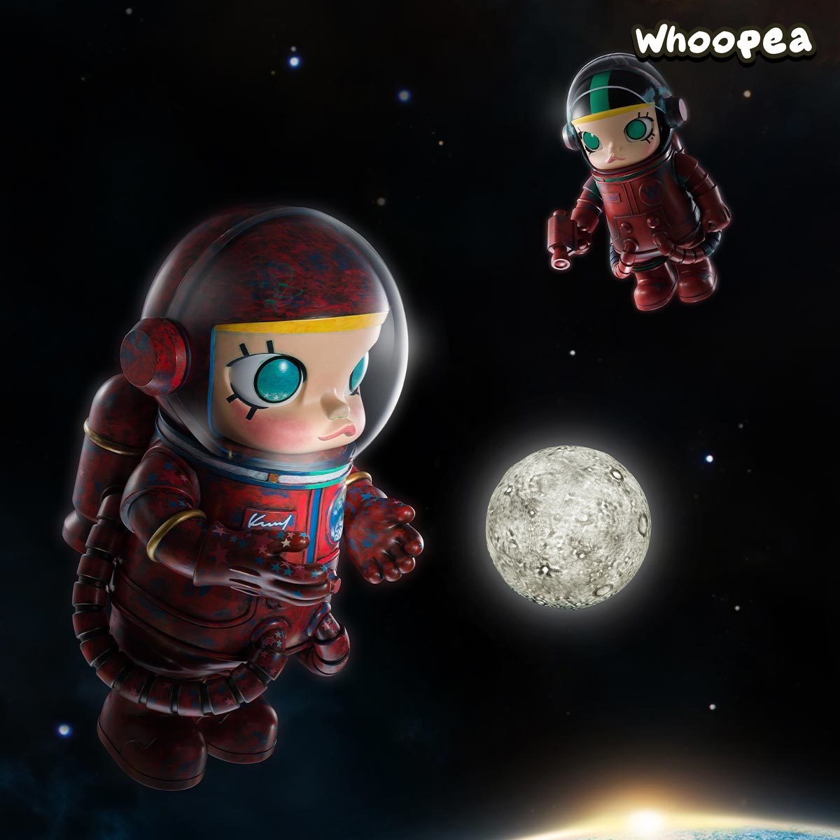 MEGA SPACE MOLLY 400% Hello Moon Figure – WHOOPEA