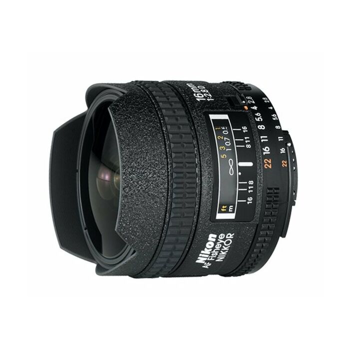 Nikon - AF 16mm f/2.8D Fisheye-Nikkor Lens | Woodland Hills Camera