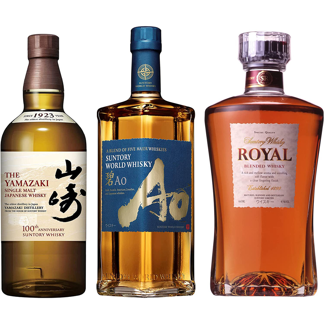 山崎LE・碧Ao・山崎梅酒樽熟成・岩垂原メルロ(1セット)