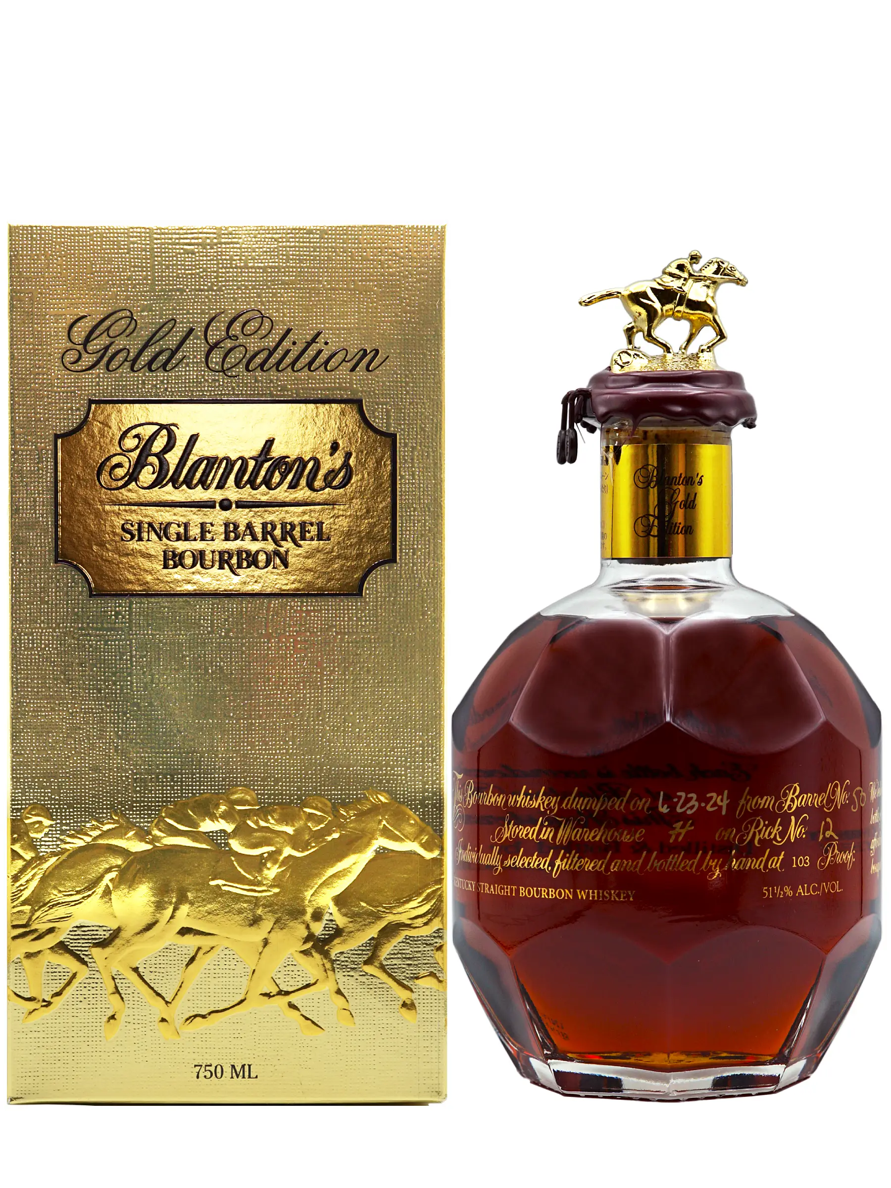 ウイスキー・限定カートン】Blanton's ゴールド Blanton's Gold