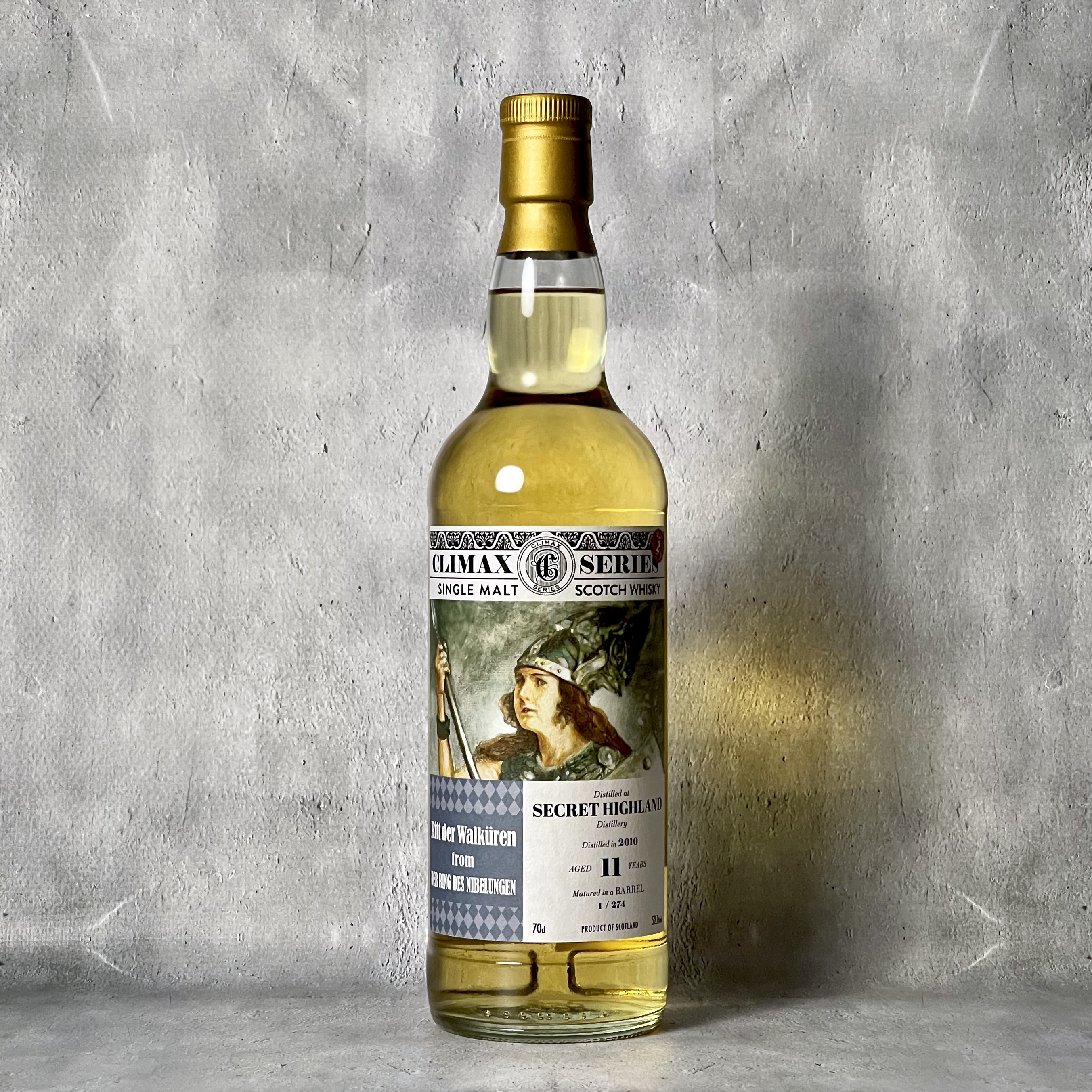 ウイスキーミュウ 『巨人の星』ラベル ロッホインダール2010 WHISKY