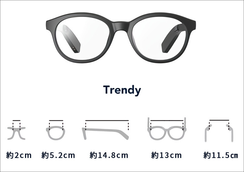 Vue Smart Glasses － 骨伝導スピーカーを内蔵したスマートグラス