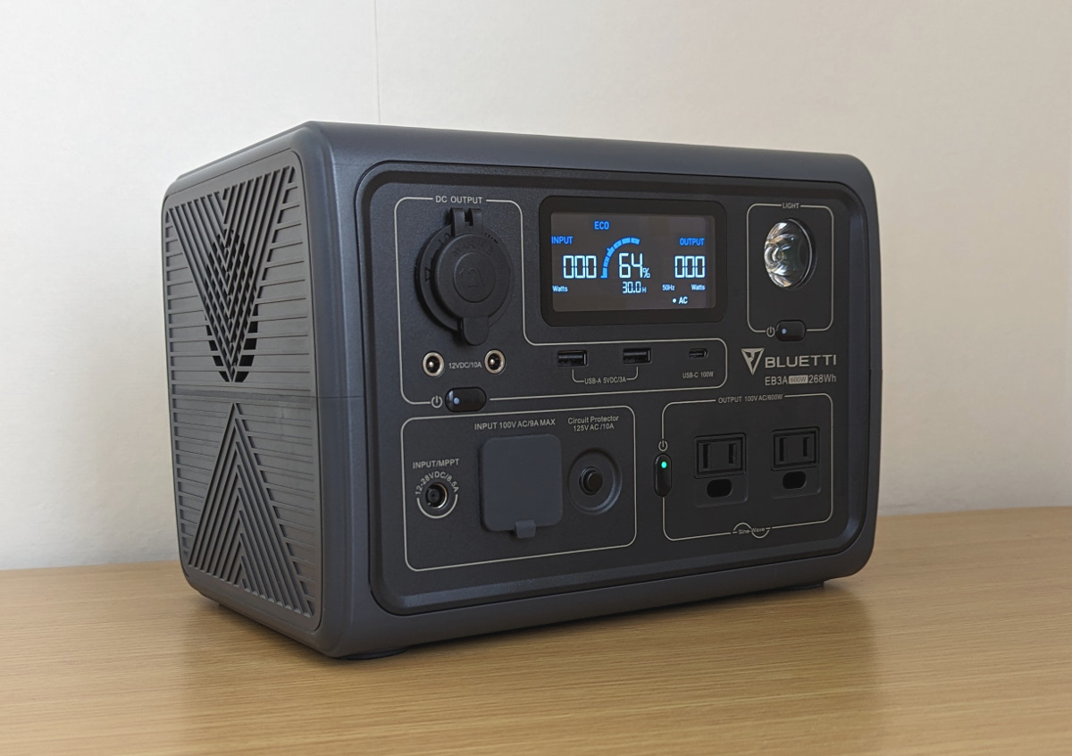 BLUETTI EB3A 超小型ポータブル電源 レビュー － コンパクトで軽量な