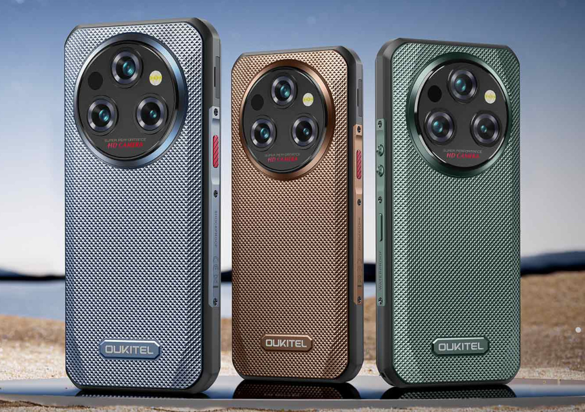 OUKITEL WP35 S － 薄型で個性的なデザインのタフネススマホに低価格版