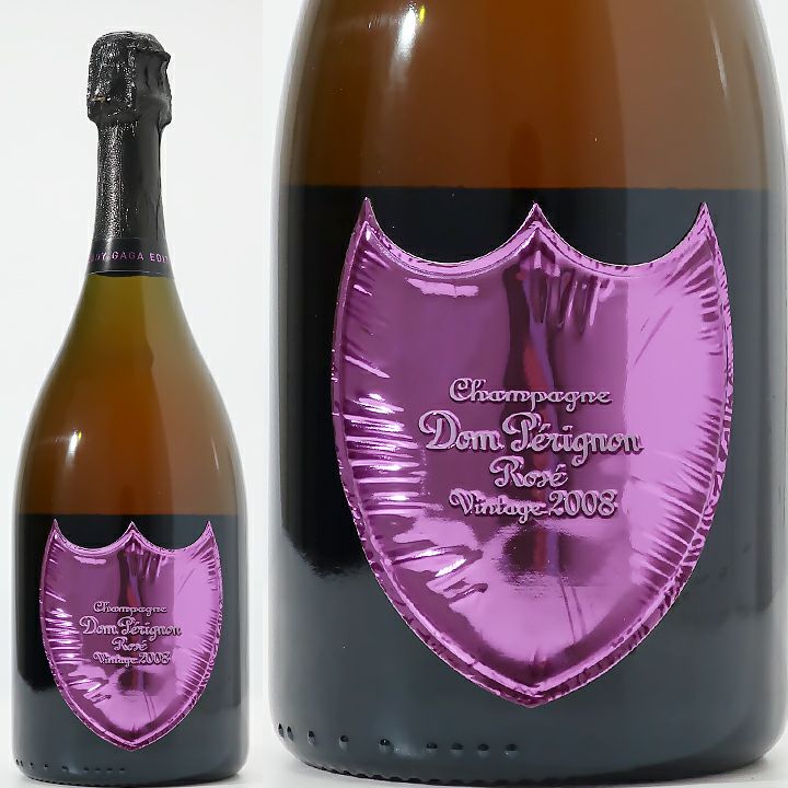 ドンペリニヨン ロゼ ヴィンテージ2008 レディガガ限定ギフトBOX ドン