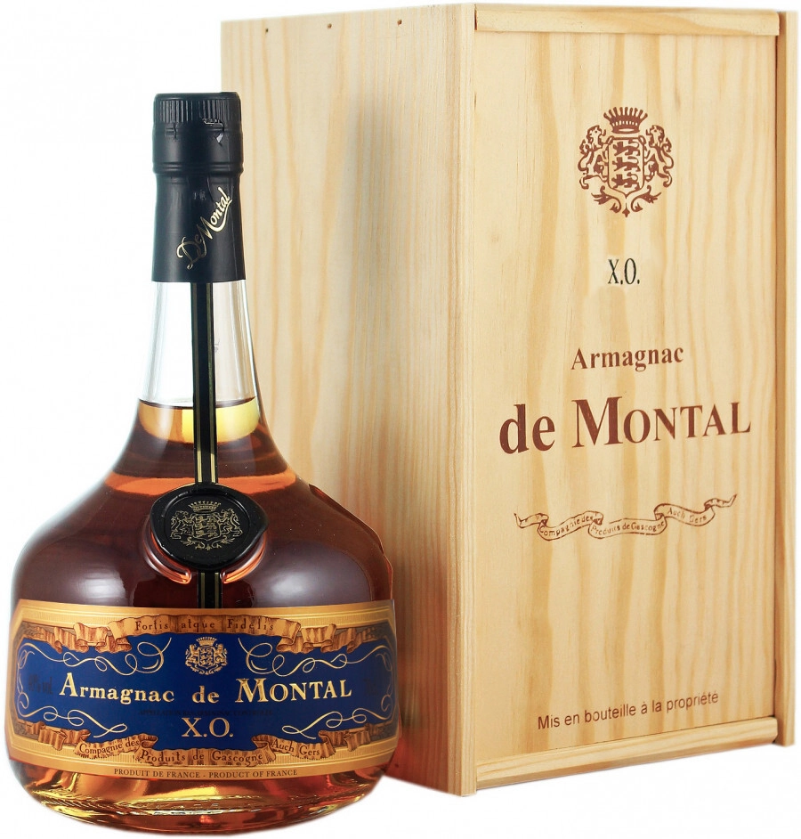 Armagnac Compagnie des Produits de Gascogne, De Montal XO, gift