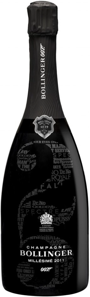 Champagne Bollinger, James Bond 007, 2011, gift box, 750 ml