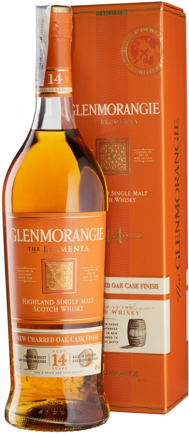 Whisky Glenmorangie The Elementa 14 Years Old, gift box, 1000 ml
