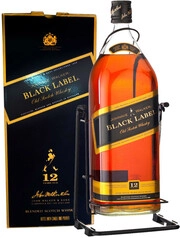 Whisky Johnnie Walker, Black Label, with box swing, 3000 ml