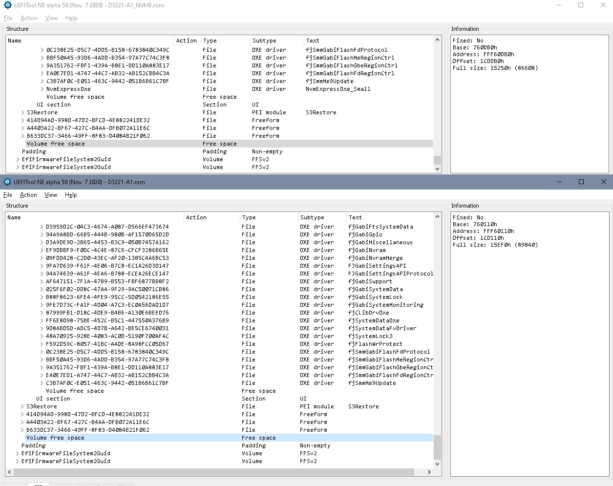 Modding BIOS su FUJITSU SIEMENS ESPRIMO P720 E90+ MI5W - BIOS
