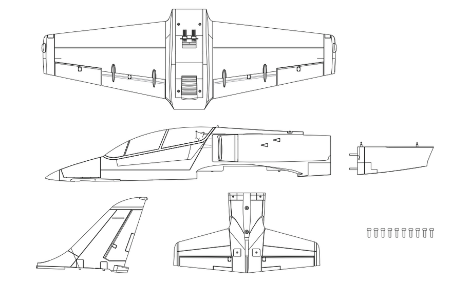 KAVAN L-39 Skyfox 1088mm - Instruction manual - KAVAN RC Wiki