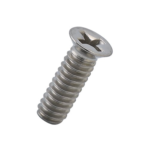 鉄(ニッケルめっき) 精密機器用 0番1種 ＋皿小ねじ FF-0000N-01 - ねじ