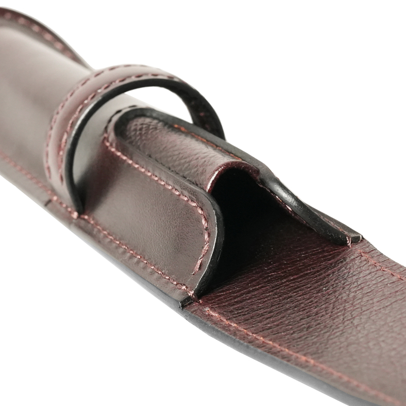 1本差し万年筆ケース《ピークアブー1》サドルプルアップ｜WILDSWANS